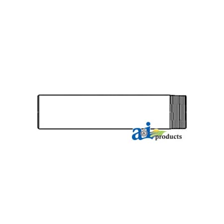 A & I Products Pipe, Exhaust 10.7" x2" x2" A-62476D